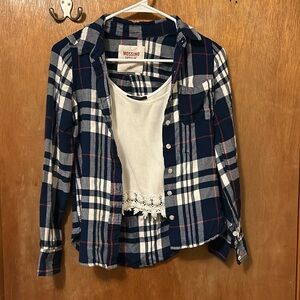 MOSSIMO button up “flannel”